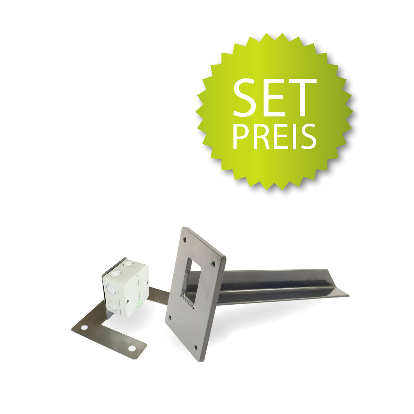 Montageset bestehen aus Installationskit und Grundplatte